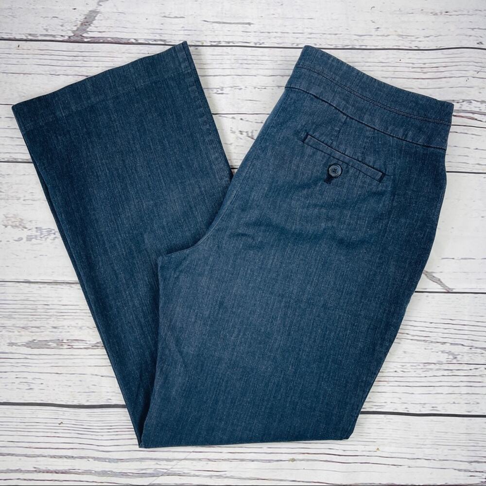 Ann Taylor LOFT Petites denim dress pants curvy